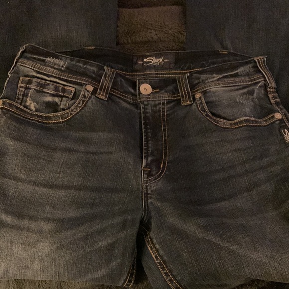 Worn twice Mens Silver brand Jeans - Picture 3 of 10